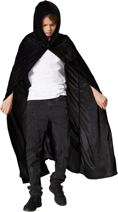 Actual product image Dressforfun Mystic velvet cape black (116)
