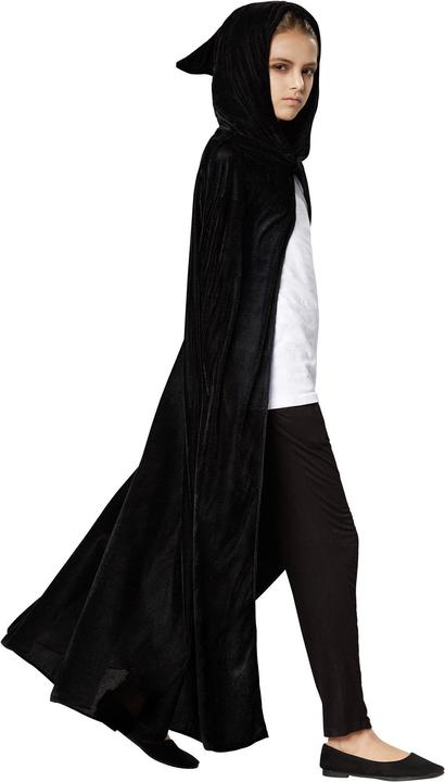 Actual product image Dressforfun Mystic velvet cape black (116)