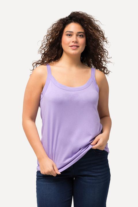 Produktbild Ulla Popken Spaghettitop, Rundhals, Modalmix, ärmellos (58)