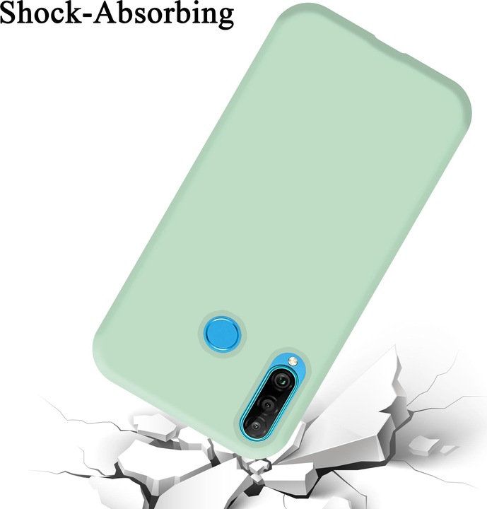 Actual product image Cadorabo TPU Liquid Silicone Case Cover (Huawei P30 Lite)