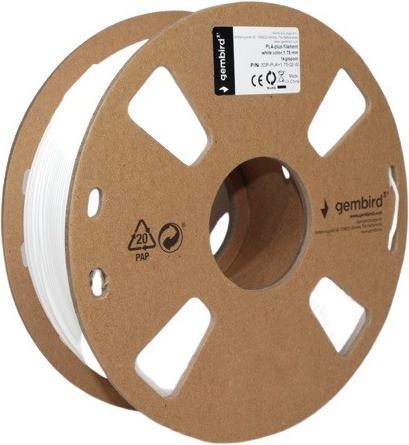 Actual product image Gembird Flashforge PLA-PLUS filament, baltas, 1.75 mm, 1kg (PLA+, 1.75 mm, 1000 g)