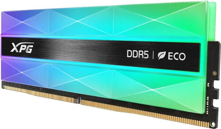 Produktbild Adata DDR5 16GB 6400-32 XPG Lancer Neon RGB silvergray (1 x 16GB, 6400 MHz, DDR5-RAM, U-DIMM)