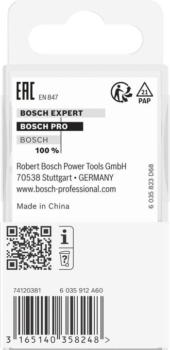 Produktbild Bosch Professional Zubehör Hohlkehlenfräser, 8 mm, R1 8 mm, D 28,7 mm, L 13 mm, G 54 mm