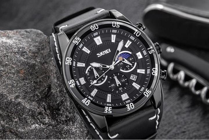 Image du produit Skmei 9249BKBK Herrenuhr + BOX (Horloge analogique)