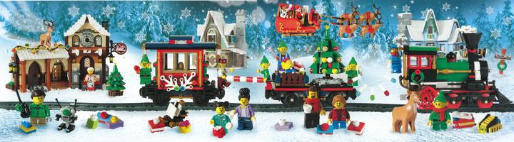 Produktbild Abrams & Chronicle LEGO Christmas Train Puzzle (100 Teile)