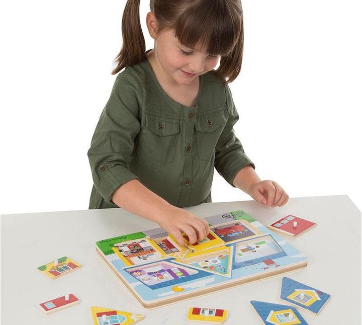 Produktbild Melissa & Doug Sound-Puzzle Haus (8 Teile)