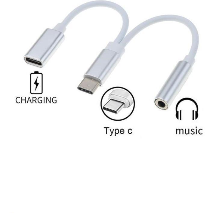 PremiumCord P??evodn??k USB-C na audio konektor jack femmina + USB type C konektor pro nab??jen??, Accessori per headset