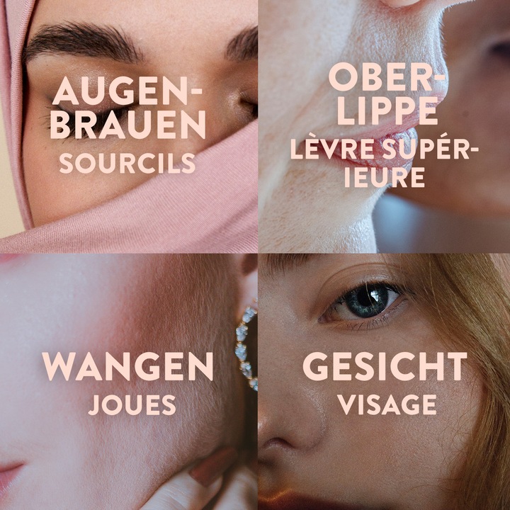 Image du produit Veet La cire froide décape la peau sensible du visage (20 x, 29 g)