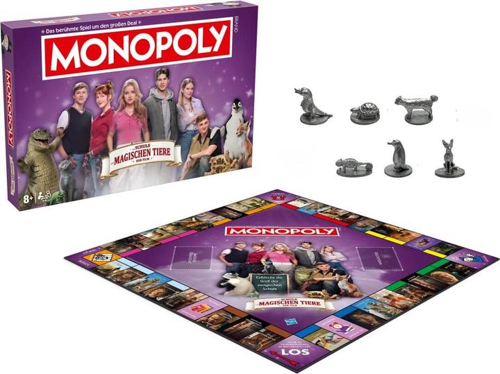 Produktbild Winning Moves Monopoly - Die Schule der magischen Tiere (Deutsch, 2 - 6 Spieler)