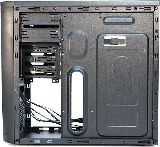 Actual product image ADJ CASE MINI-TOWER NO PSU BK MICROATX/ITX 1*USB2 1*USB3 (mATX, Mini-ITX)