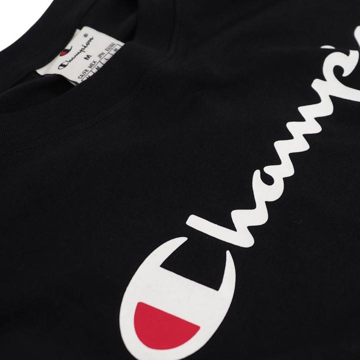 Produktbild Champion Koszulka męska Crewneck Long Sleeve czarna 220257 KK001 2XL (XXL)