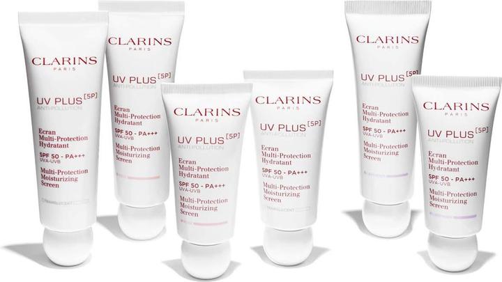 Actual product image Clarins UV Plus 5P Multi-Protection Moisturising Screen (Sun cream face, SPF 50, 50 ml)