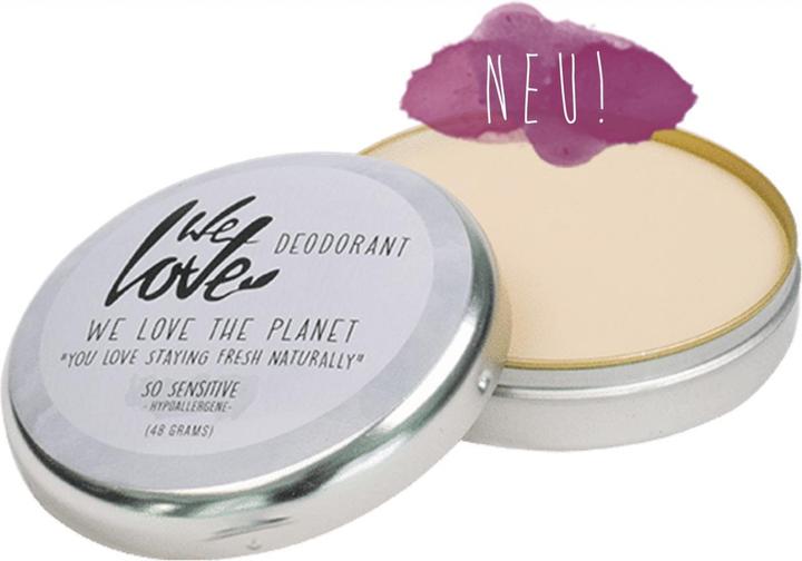 Image du produit We Love The Planet DEOCREME - So Sensitive - Hypoallergénique - Sans bicarbonate de soude (Crème)