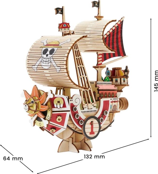 Produktbild Kito Art One Piece - Thousand Sunny der Strohutbande - Holzmodell