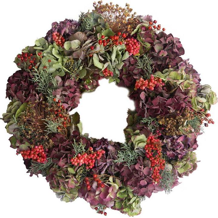 Produktbild VEG and the City Adventskranz Trockenblumen Schlicht - ohne Kerzen (40 cm)