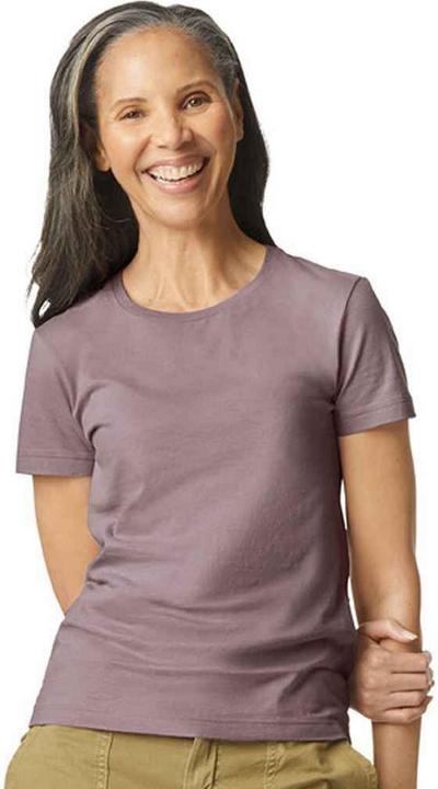 Actual product image Gildan Womens/Ladies Softstyle Plain Ringspun Cotton Fitted T-Shirt (40 D)