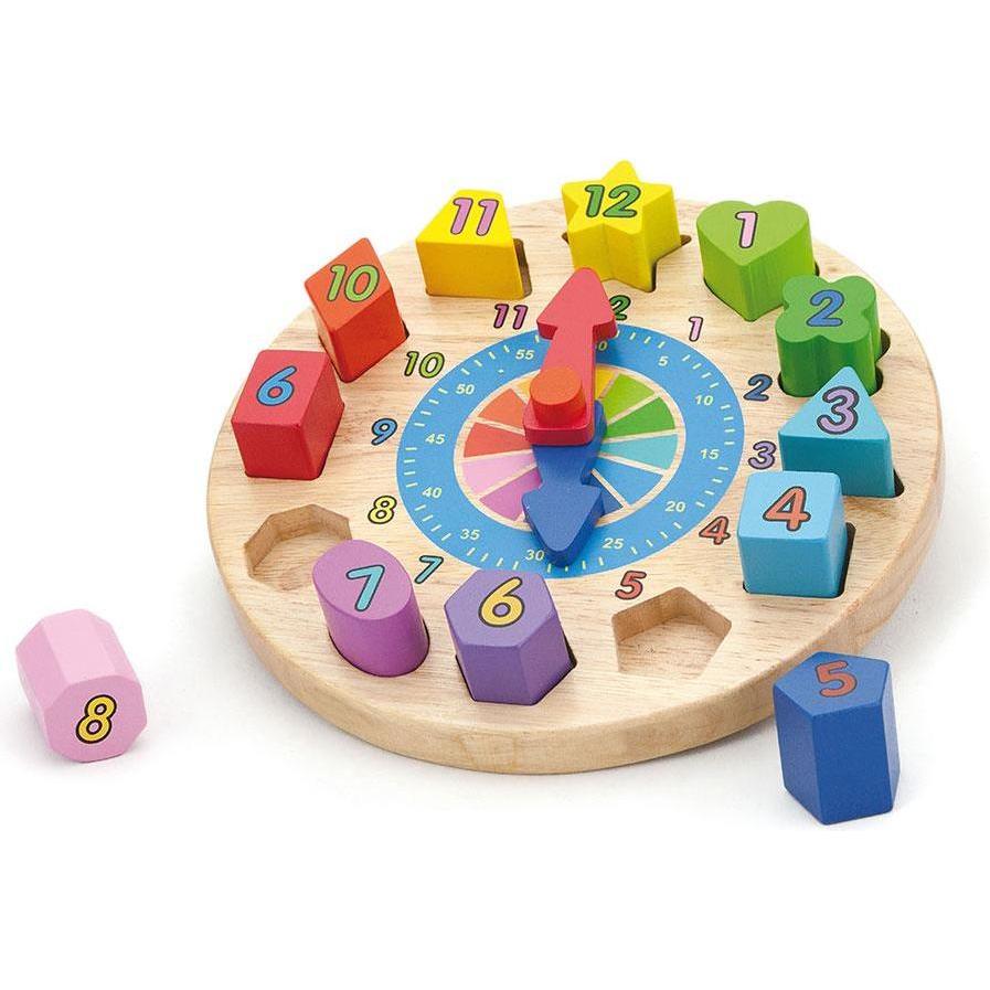 Viga Toys NCT Puzzle-Uhr (Deutsch)