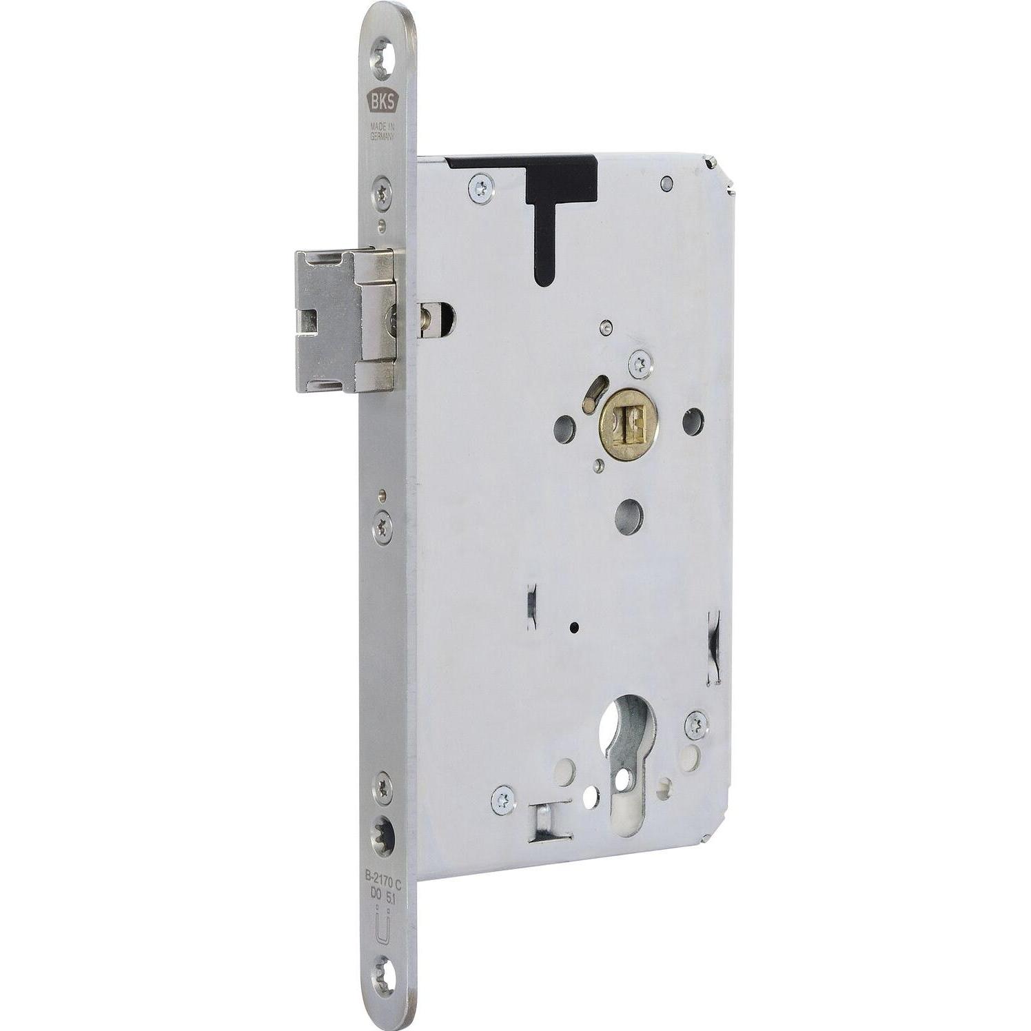 BKS, Türschloss + Schliesszylinder, Fluchttürschloss elektronisch kuppelbar B 2171 C DM 65/24 universal 2flg.