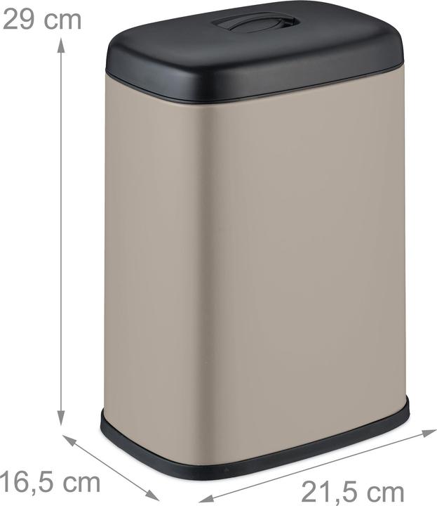 Actual product image Relaxdays waste bin (5 l)