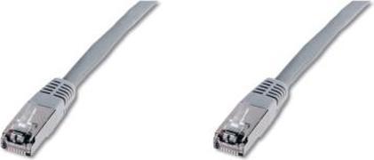 Produktbild Digitus CAT5e SF-UTP Patchk.,5m, Grau (SF/UTP, CAT5e, 5 m)