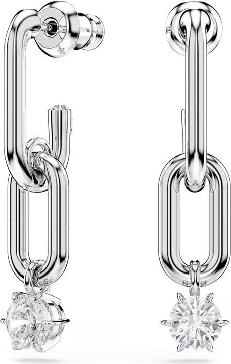 Produktbild Swarovski Constella Drop Ohrhänger Rundschliff Weiss Rhodiniert (Swarovski Metall)