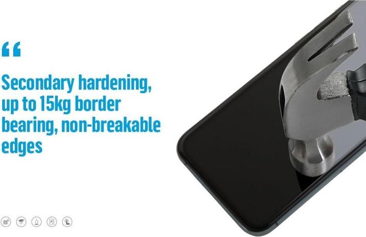 Actual product image BlueO Other 5D Mr. Monkey Glass - for Samsung Galaxy A36 5G black (Strong Lite) (Samsung Galaxy A36)