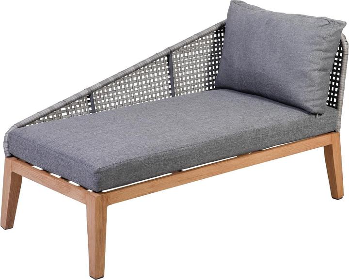 Image du produit Greemotion Set de salon Jana, marron/gris, 3 places assises