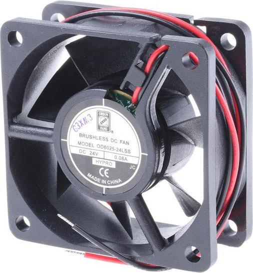 Immagine prodotto RS PRO DC sealed sleeve fan, 60mm 24V low speed (60 mm)