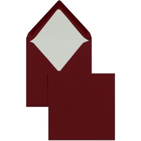 Thumbnail - Blanke, Briefumschlag, Briefumschläge 164x164mm 100g/qm gummiert VE=100 Stück rosso (100 x)
