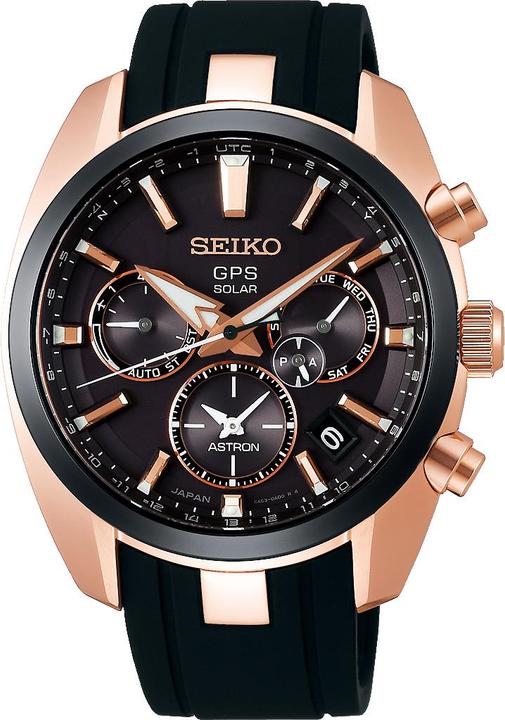 Immagine prodotto Seiko Astron GPS Solar Dual Time (Orologio digitale, Orologio interconnesso, Orologio radiocontrollato, 43 mm)