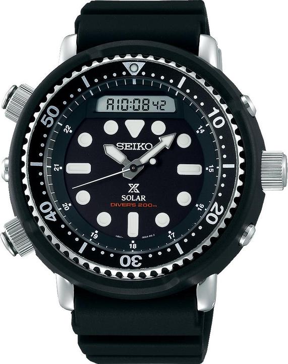 Seiko Prospex Sea (Analoguhr, Chronograph, Lünette drehbar, Uhr mit Schmuckstein, 48 mm)
