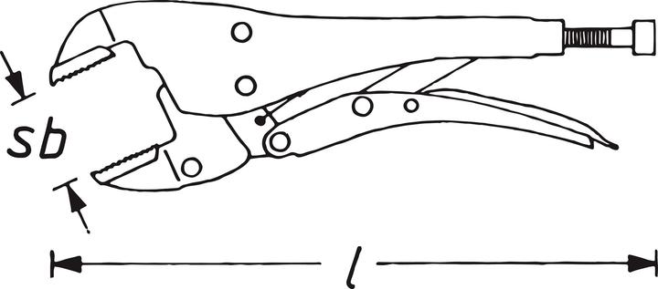 Produktbild HAZET Grip-Zange 758-1 (280 mm)
