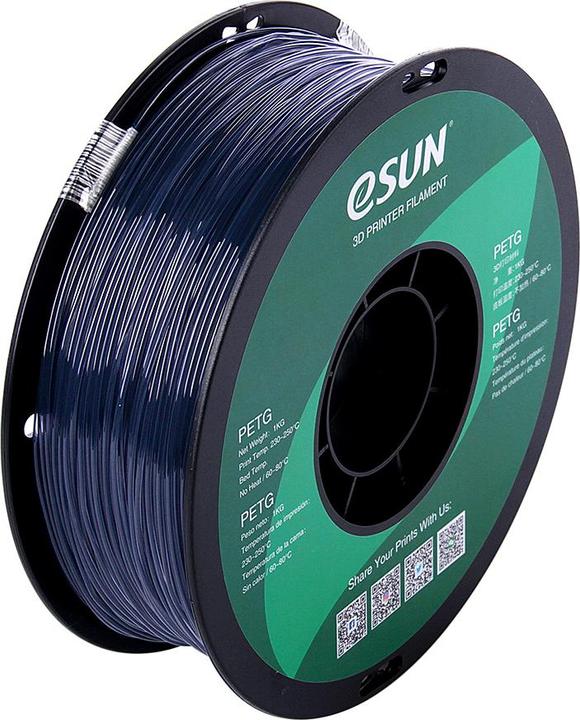 Actual product image eSUN PETG Grey Transparent Filament 1.75mm 1Kg (PET, PETG, 1.75 mm, 1000 g)