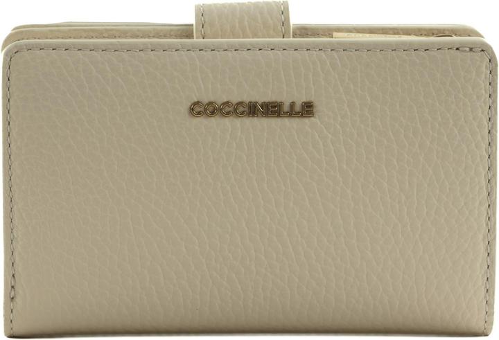Actual product image Coccinelle Metallic Soft Mini Wallet Grained Leather