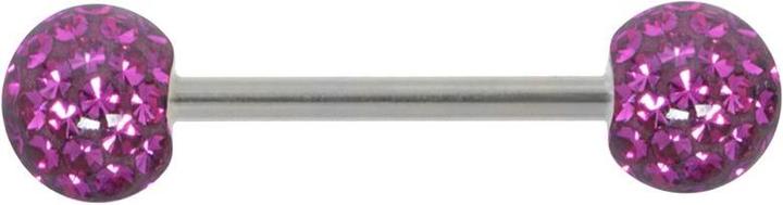 Produktbild Bijouteria Zungenpiercing (Chirurgenstahl, Kristall)