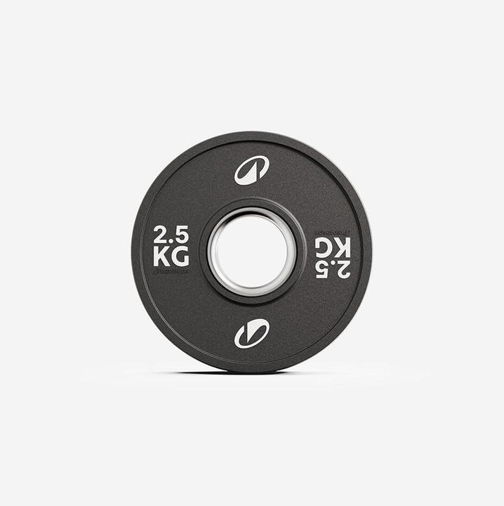 Corength Hantelscheibe Bumper Pro-Reihe mit Griffen Kautschuk