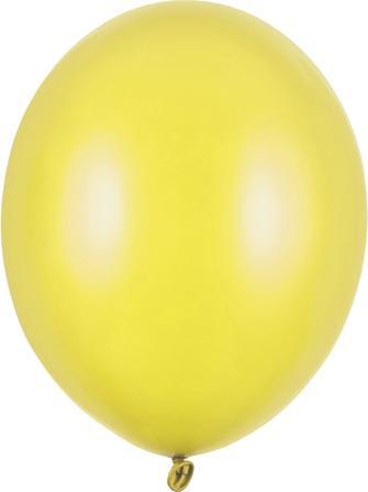 Produktbild Partydeco Strong Balloons 27cm, Metallic Lemon Zest (1 pkt / 100 pc.) (100 x)