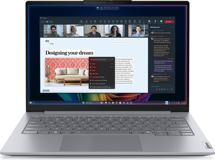 Actual product image Lenovo ThinkBook 14 Gen 9 (14", 1000 GB, 32 GB, DE, Intel Core Ultra 7 355)