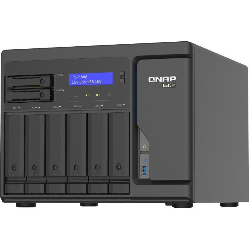QNAP TS-H886-D1602-8G 8BAY 2.5GHZDC, NAS