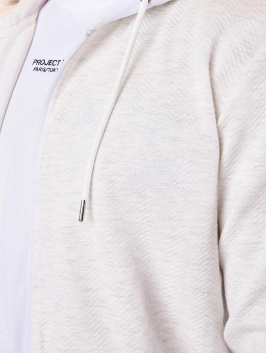 Image du produit Project X Paris sweatshirt zippé en tissus texturé sport (XL)