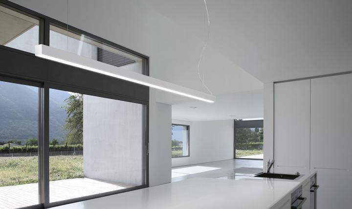 Produktbild Panzeri Design Pendelleuchte BROOKLYN L 100 Weiss (2150 lm)