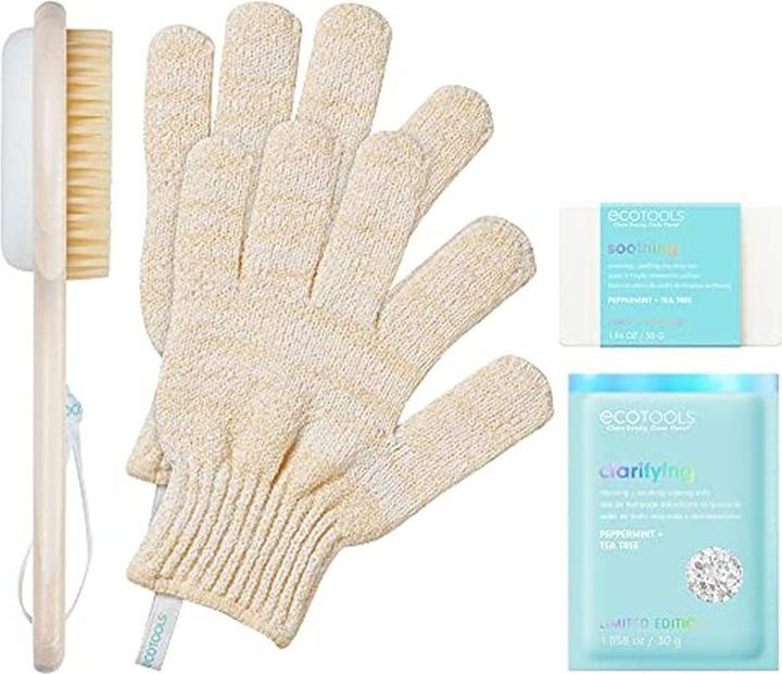 Immagine prodotto EcoTools BRIGHTER TOMORROW WAKE UP + GLOW set 7 pz (Set per la cura del corpo)