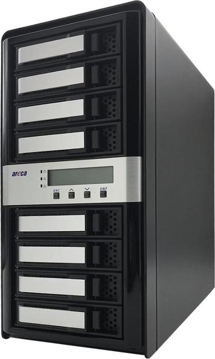 Produktbild Areca ARC-8050T3U-8 - Tower - ROC - Schwarz