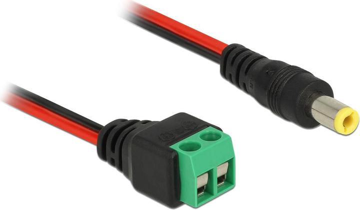 Produktbild Delock DC Stecker zu 2 Pin Terminalblock (Stromkabel)