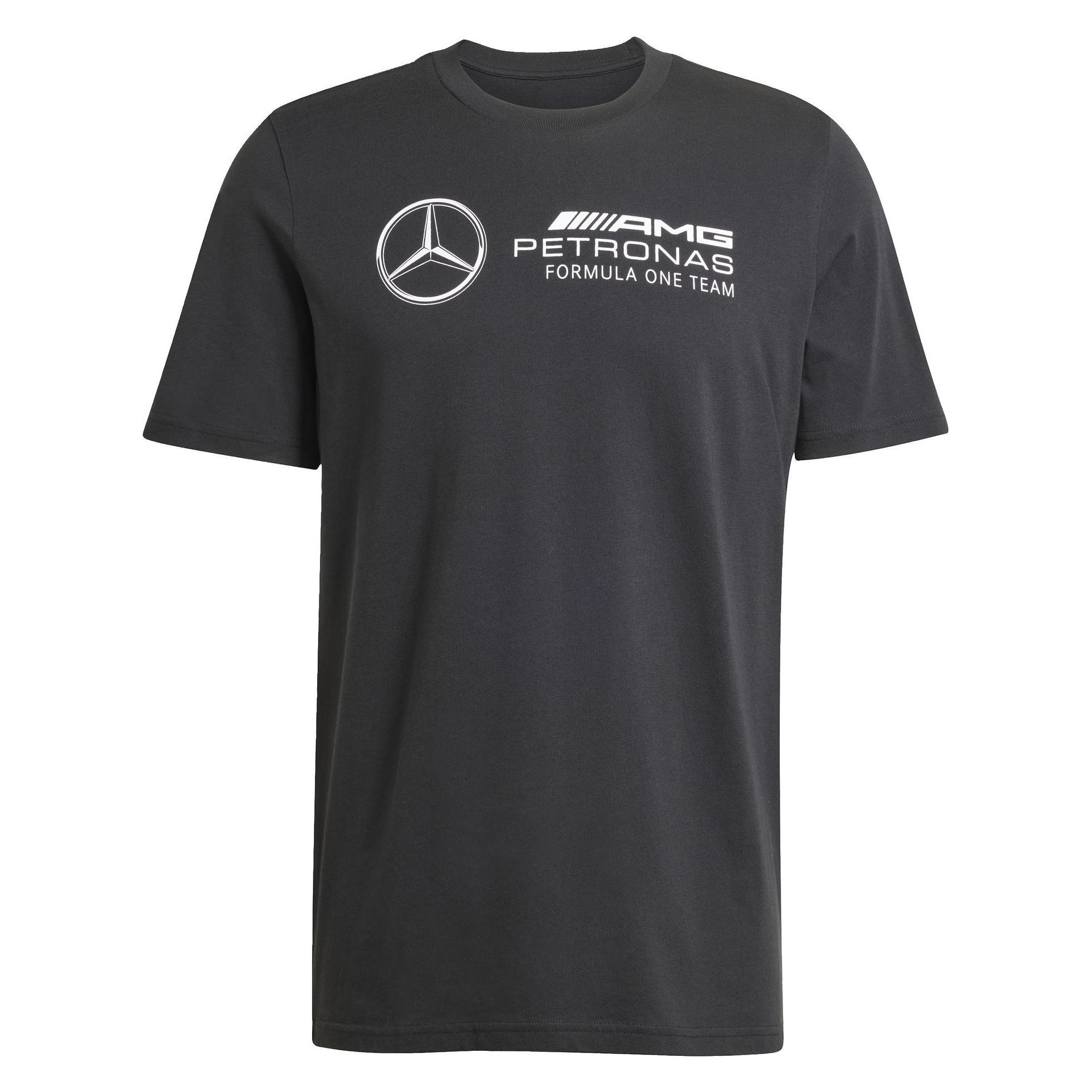 Adidas, Herren, Shirts, Mercedes Dna Gftee, Schwarz, Weiss, (Xs)