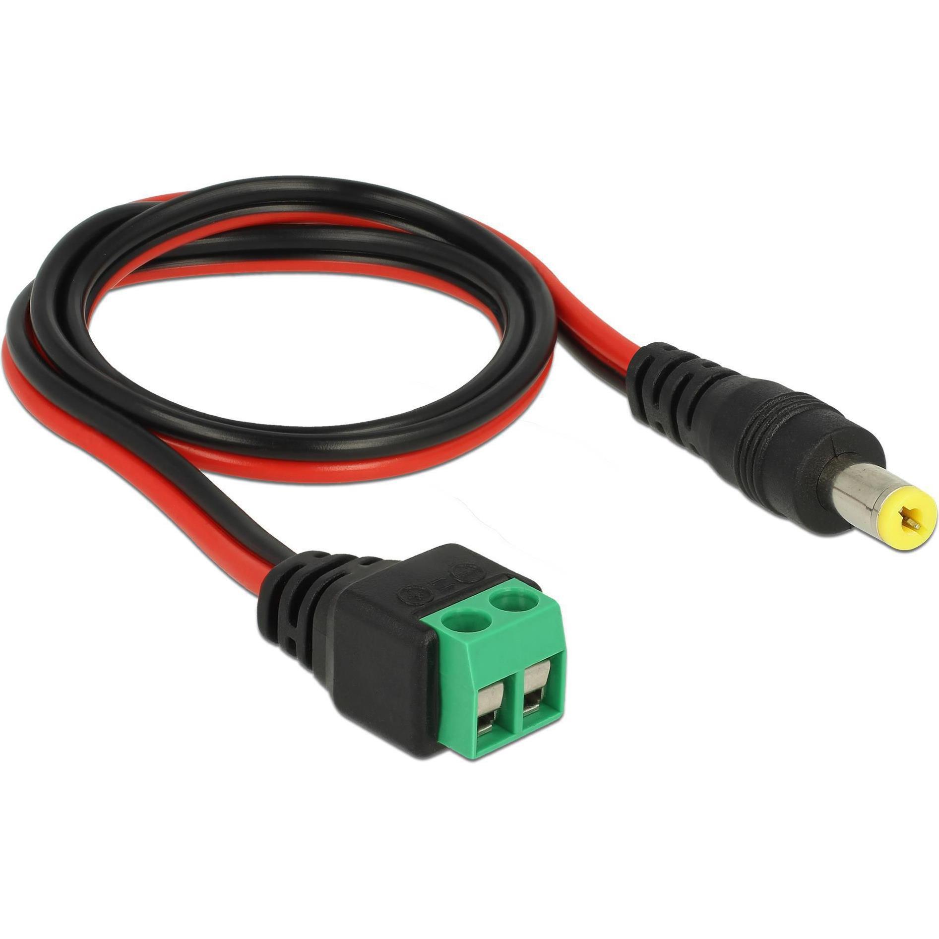 Thumbnail - Delock DC Stecker zu 2 Pin Terminalblock (Stromkabel), Netzwerk Zubehör