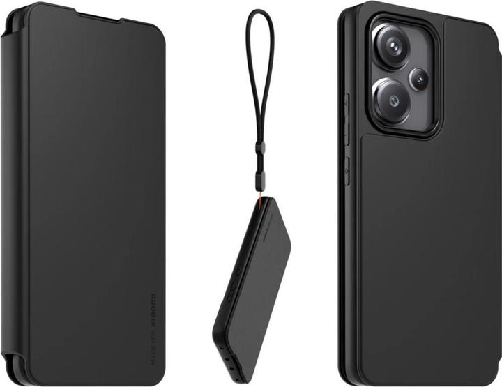 Produktbild Xiaomi Made for Bookcase with Necklace für Redmi Note 13 Pro+ 5G - black (Xiaomi Redmi Note 13 Pro 5G)