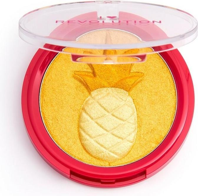 Actual product image Makeup Revolution I Heart Revolution Fruity Highlighter (Pineapple, Highlighter, 9.15 g)