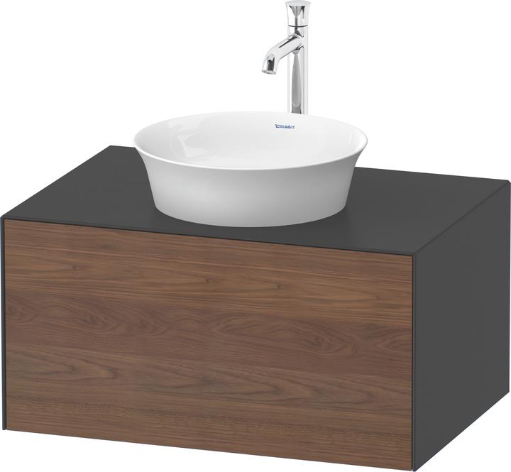 Duravit White Tulip, meuble sous-lavabo mural, largeur 800 x profondeur 550mm, avec 1x tiroir, avec