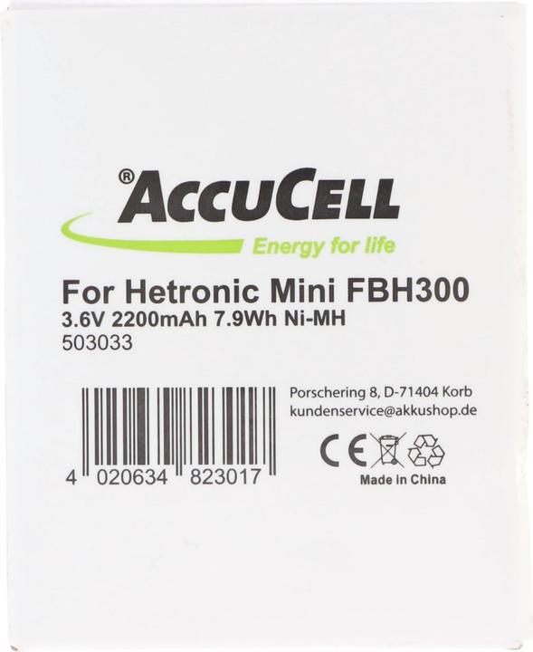 Image du produit AccuCell Batterie Hetronic commande de grue, ABITRON KH68300520.A HETRONIC 68300510, 68300520, 68300525 (600 mAh)